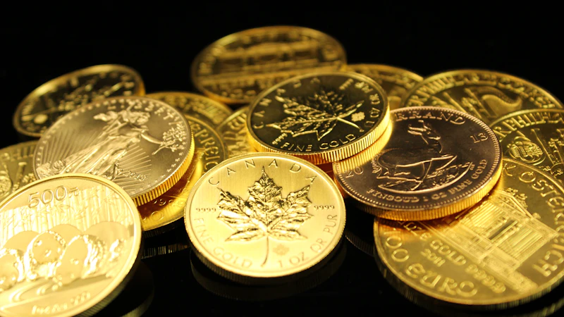 Goldmünzen Maple Leaf und Krügerrand